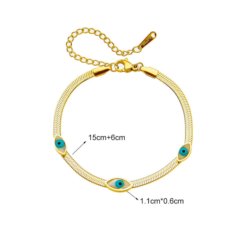 Bracelet Elégant Contre le Mauvais Oeil Femme