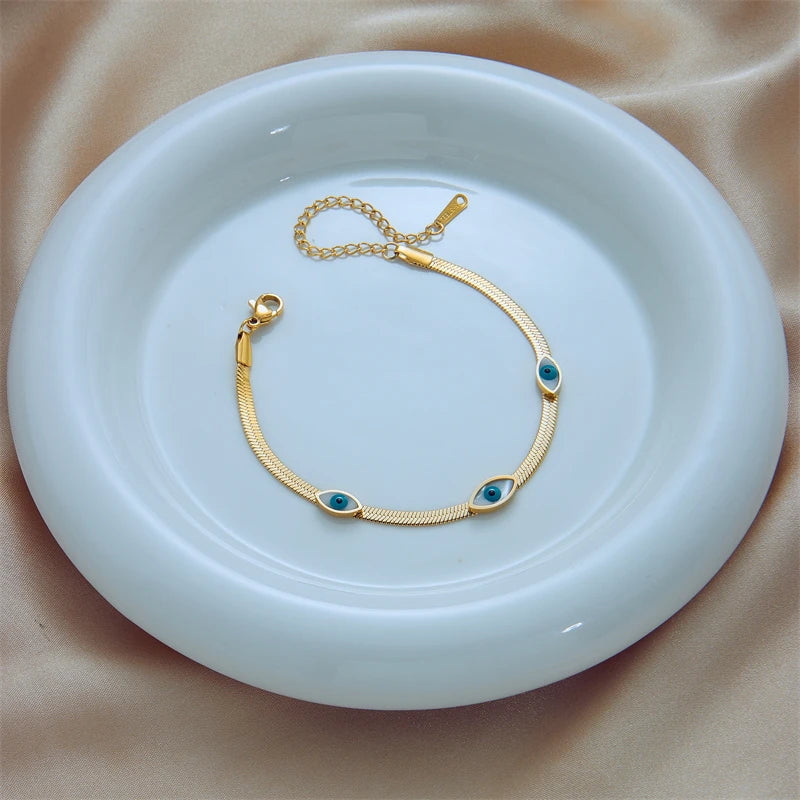 Bracelet Elégant Contre le Mauvais Oeil Femme