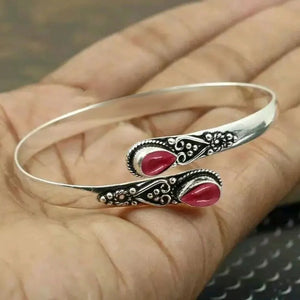 Bracelet Elégant de Style Ethnique rouge