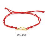 Virvės apyrankė su kalno pakabuku moterims arba vyrams