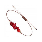 Bracelet en Corde Corail