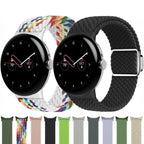 Bracelet en Corde Nylon Smartwatch Google Pixel Watch 1, 2 & 3 41mm