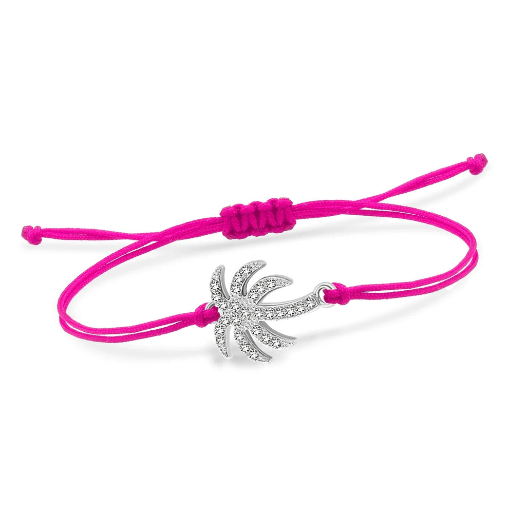 Bracciale in Corda Palma con Strass 