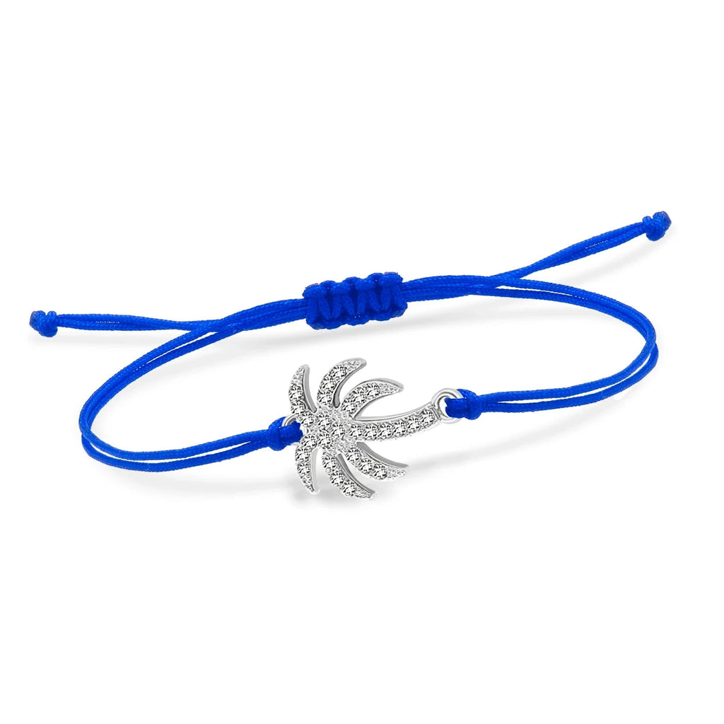 Bracciale in Corda Palma con Strass 