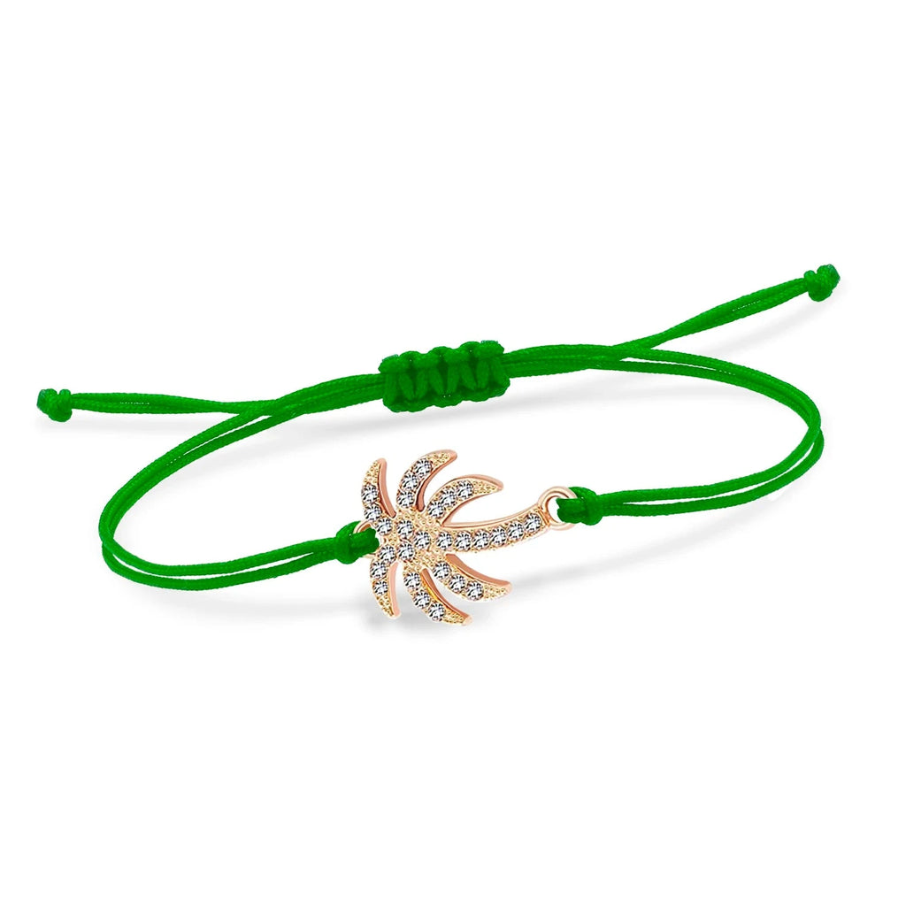 Bracciale in Corda Palma con Strass 