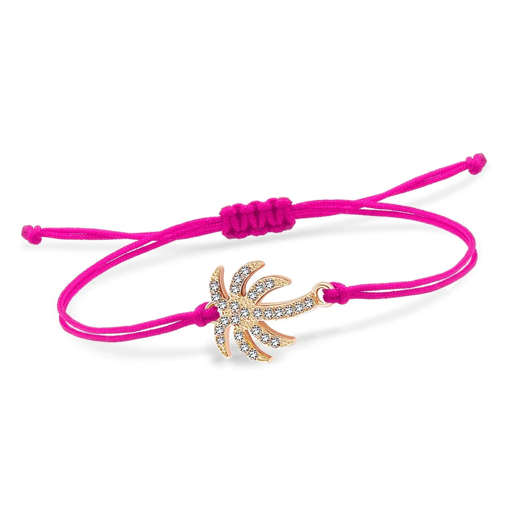 Bracciale in Corda Palma con Strass 