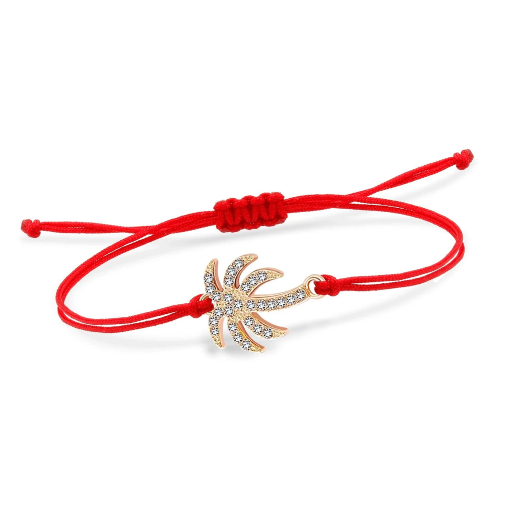 Bracciale in Corda Palma con Strass 