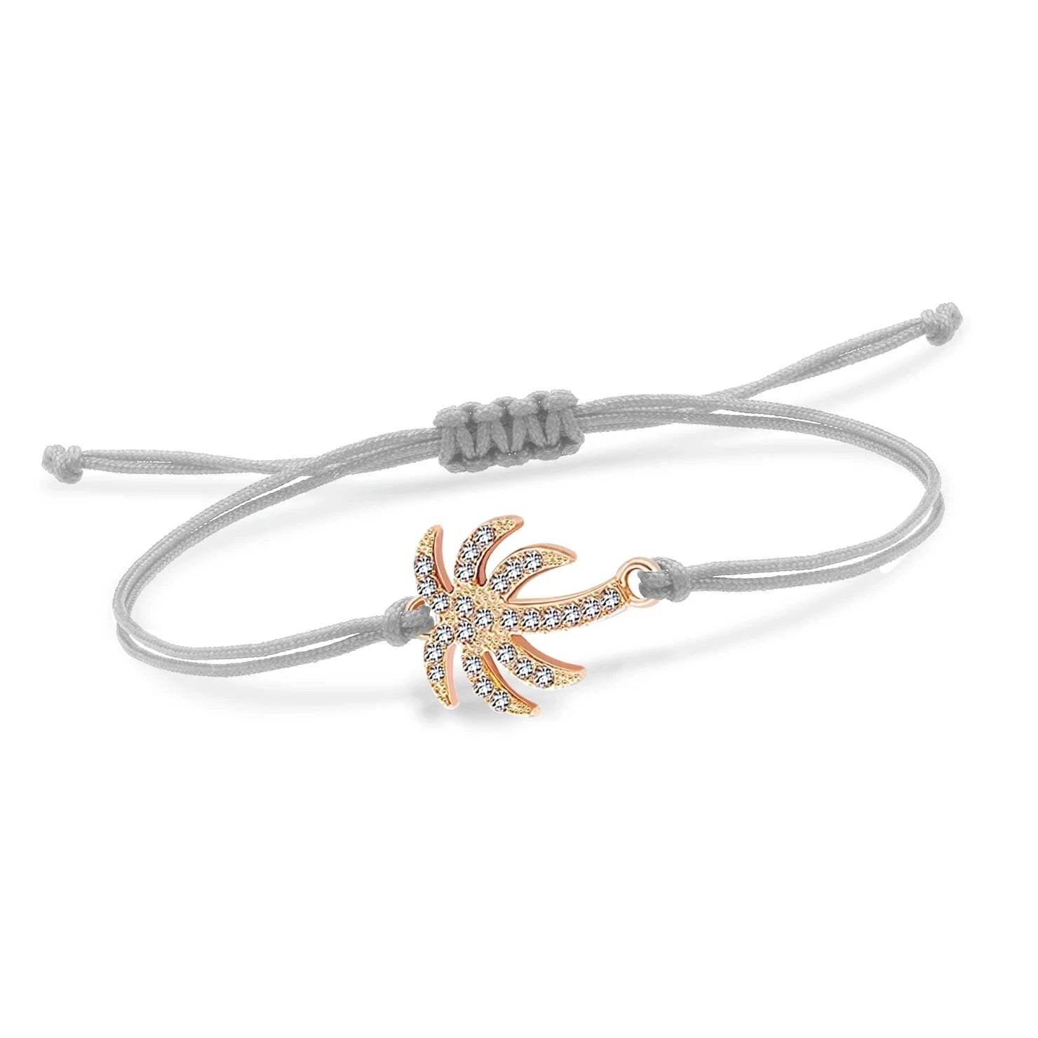 Pálmafa zsinór karkötő strasszokkal 