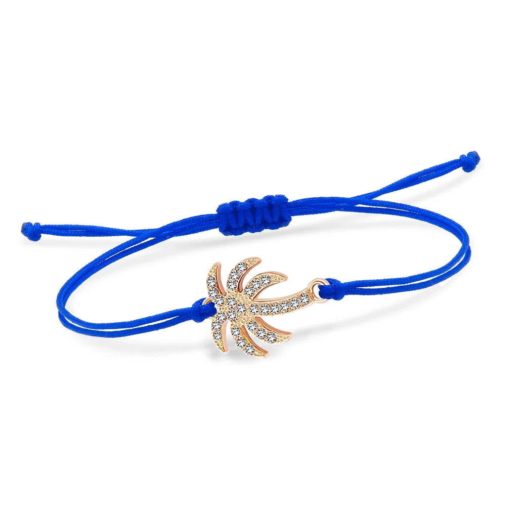 Bracciale in Corda Palma con Strass 