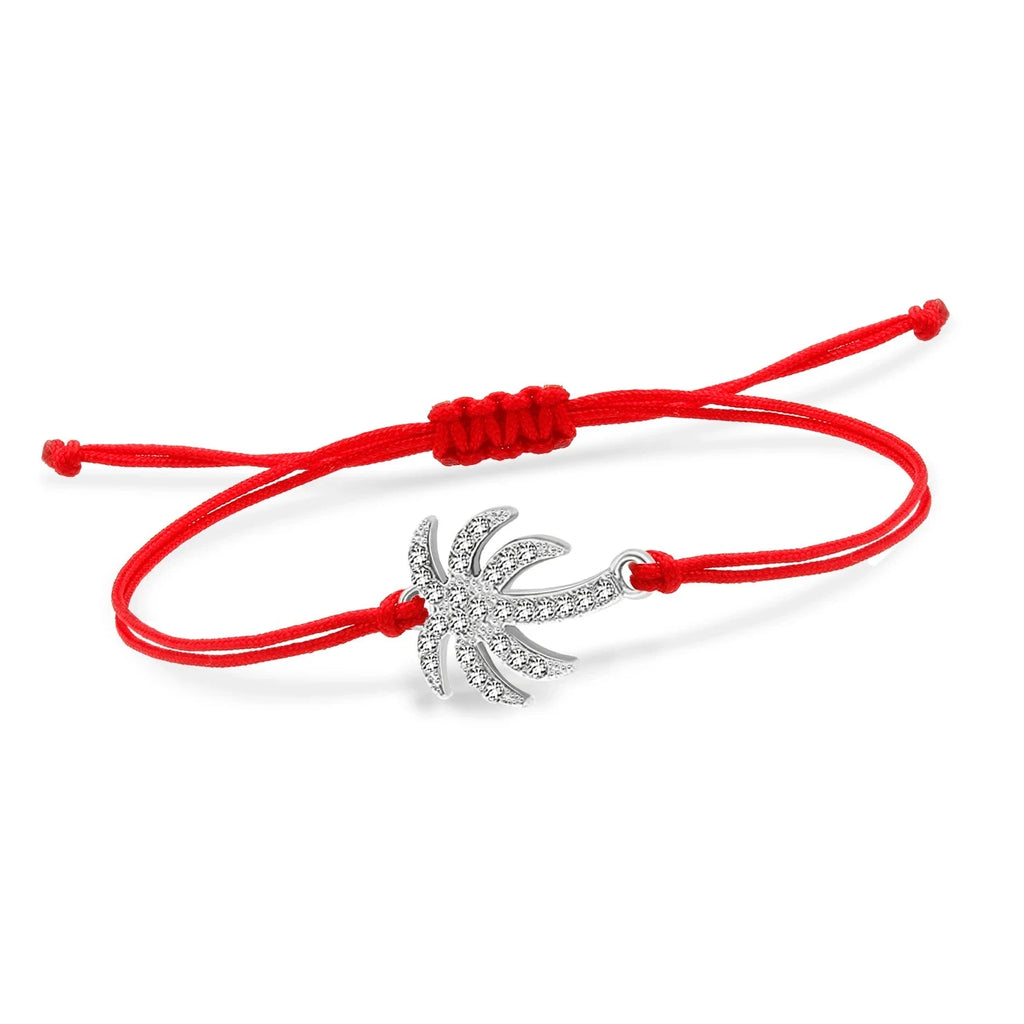 Bracciale in Corda Palma con Strass 
