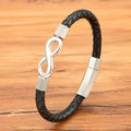Bracelet en Cuir Homme Infini Moderne