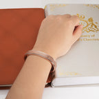 Bracelet en Cuivre Torsadé