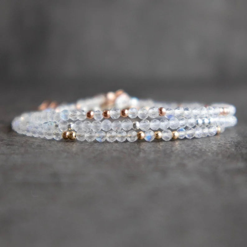 Bracelet en Fines Pierres Pierre de Lune