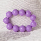 Bracelet en Perles de Couleurs pour Femme violet