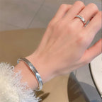 Bracelet en Pierre Oeil de Chat Polie