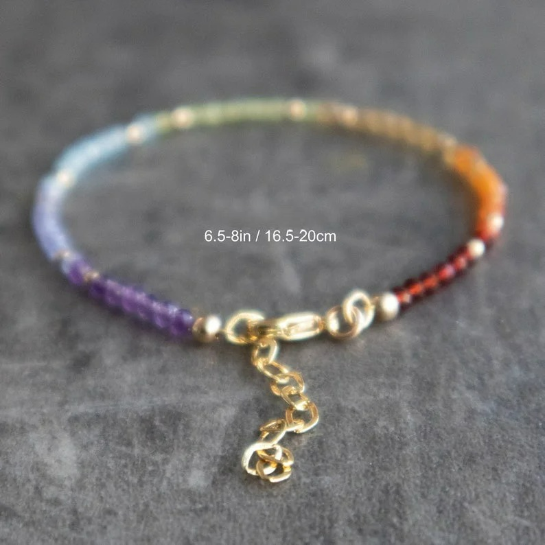 Bracelet en Pierres Naturelles 7 Chakras