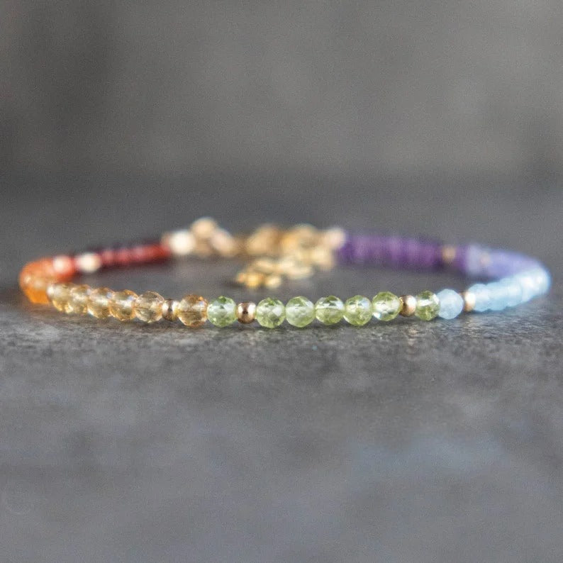 Bracelet en Pierres Naturelles 7 Chakras