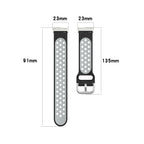 Silikonarmband für Fitbit Versa 3, Versa 4, Sense 1 und Sense 2 Uhr 