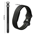 Bracelet en silicone pour montre Google Fitbit Air noir