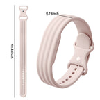 Bracelet en silicone pour montre Google Fitbit Air rose