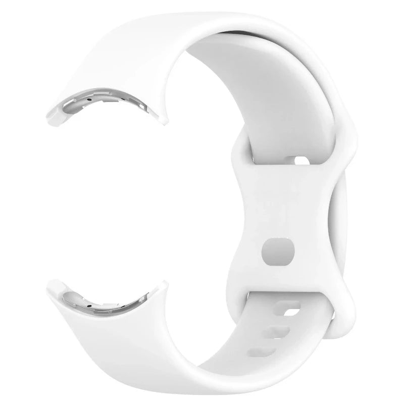Bracelet en Silicone Smartwatch Google Pixel Watch 1 & 2  blanc
