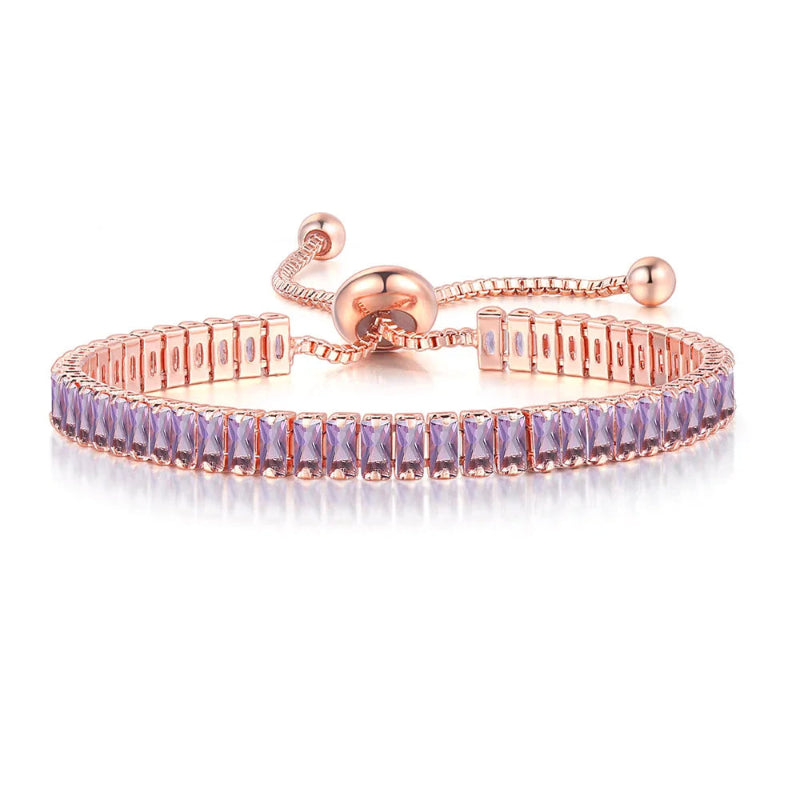 Bracelet en Zircon Coloré Pierre de Naissance