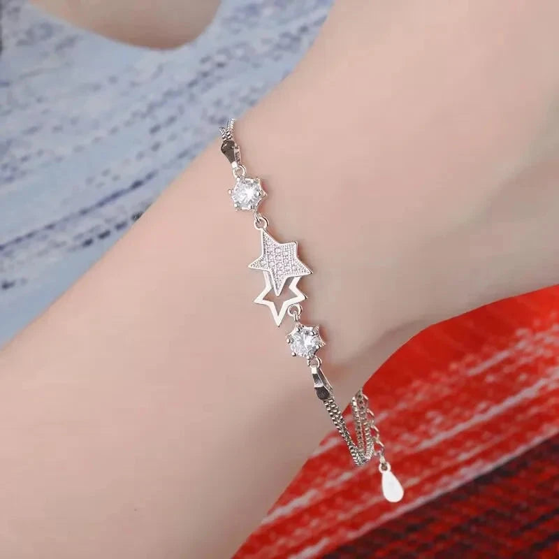 Bracelet Etoiles et Crystal