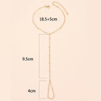 Bracelet Femme de Main Bijou Femme Chaîne Main & Doigt