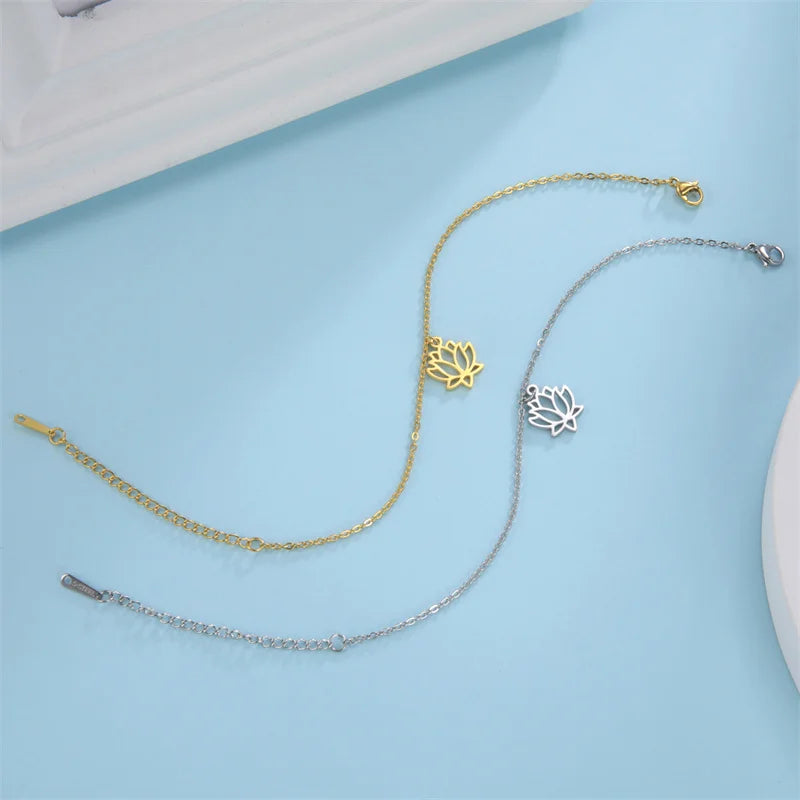 Bracelet Fleur de Lotus Fin