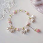 Bracelet Gourmette Fleurs de Tulipe