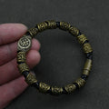 Bracciale Uomo Vichingo Rune Nordiche oro