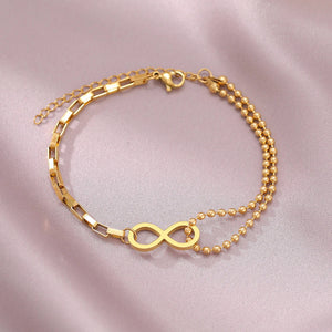 Bracelet Infini Or Ou Argent or