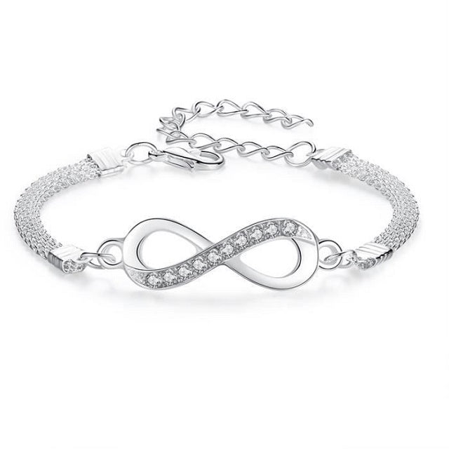Bracciale Infinito con zirconi
