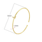 Bracelet initiale minimaliste