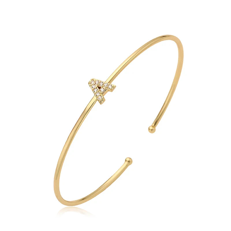 Minimalistisches Initialen-Armband a