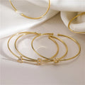 Bracelet initiale minimaliste a