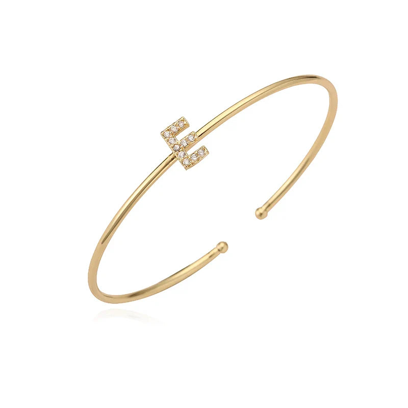 Minimalistisches Initialen-Armband e