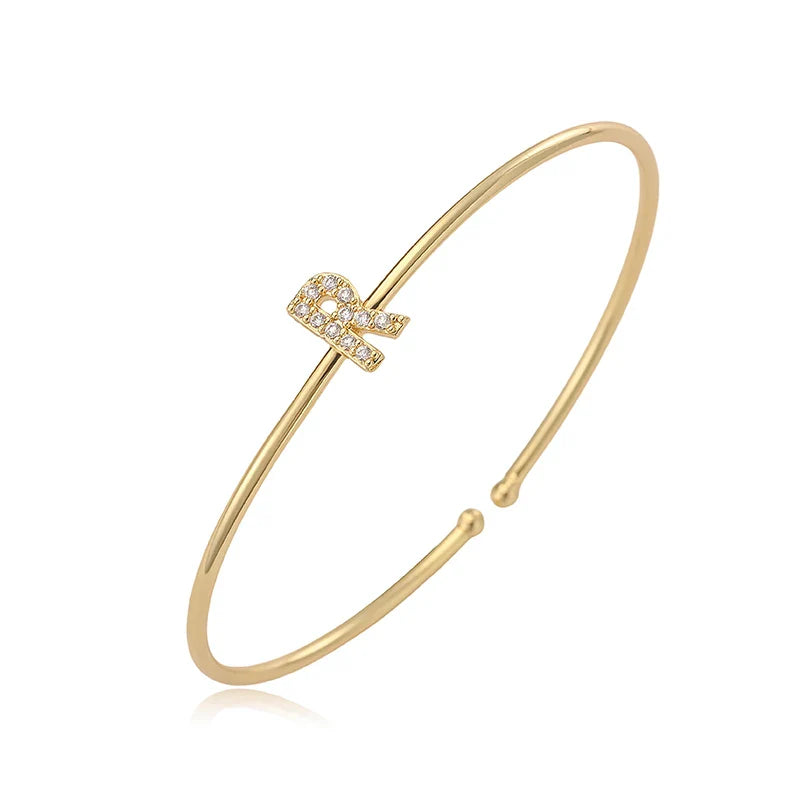 Minimalistisches Initialen-Armband r