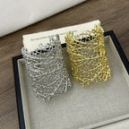 Bracciale Largo Corallo Donna argento