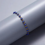 Bracelet Mauvais Oeil Bleu Style Bohème