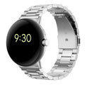 Bracelet Montre en Acier Trempé Smartwatch Google Pixel Watch 1 & 2 argent