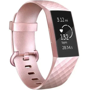 Bracelet Montre Fitbit Charge 3 & Charge 4  or rose