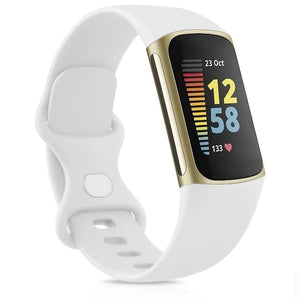 Bracelet Montre Fitbit Charge 5 blanc