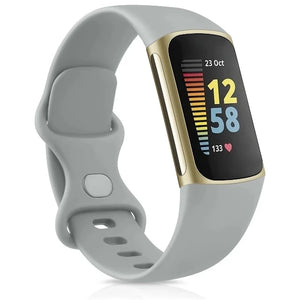 Bracelet Montre Fitbit Charge 5 gris clair