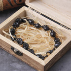 Multiple Skull Bracelet Black