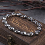 Multiple Skull Bracelet Silver