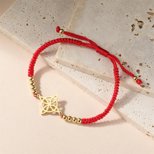 Bracelet Noeud de Sorcière Femme Gourmette Protection Wiccan 1