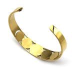Bracciale aperto con lettere in ebraico ebraico oro