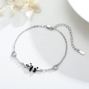 Bracelet Panda Argent