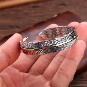Bracelet Plume Ethnique Femme ou Homme